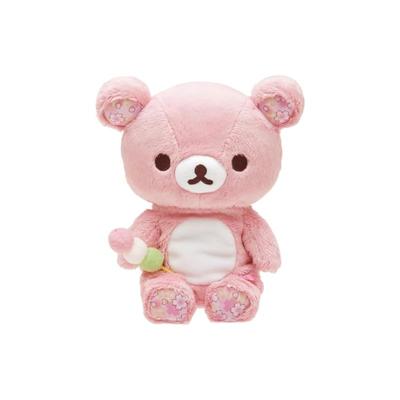 San-X Rilakkuma "Sakura Thema Plüschtier" Sammelbares Sitzendes Plüschtier Rilakkuma MV22601 Größe: Ca.. H170 x B155 x T90mm