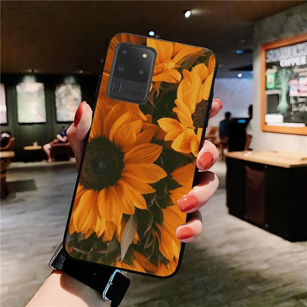 Cute Summer Daisy Sunflower Phone Case For Samsung A 10 11 12 13 20 21 22 30 31 32 40 51 52 53 70 71 72 73 91 13 Shell