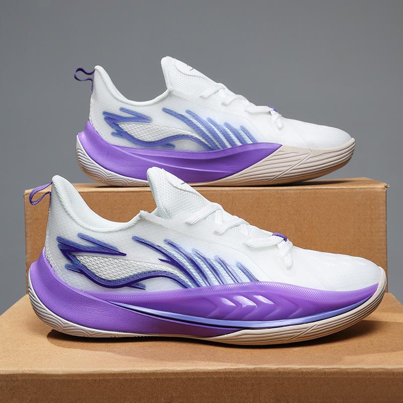 Sonic 13 Basketball Shoes Youth Game Student Sneakers Middle and Older Children's Shoes Sports Shoes Non-slip and Wear-resistant Low-top Running Shoes