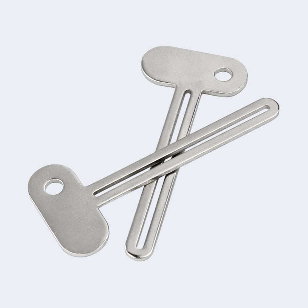 6PCS Metal Toothpaste Tube Squeezer Multifunctional with Keychain Hole Manual Toothpaste Dispenser High Hardness Wear-resistant