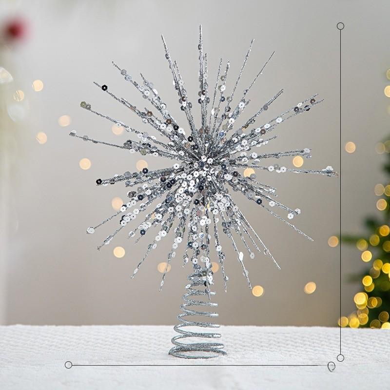 Christmas Modern Minimalist Tree Star Ornament 3d Snowflake Design Decor Festive