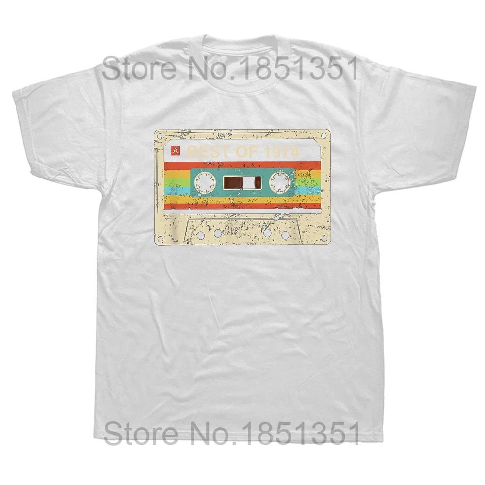 Unisex 50 år gammel Vintage 1974 50-års bursdag Unisex T-skjorte for kvinner Kone Ektemann B-Day Presents Ordtak Sitat Grafisk T-skjorte