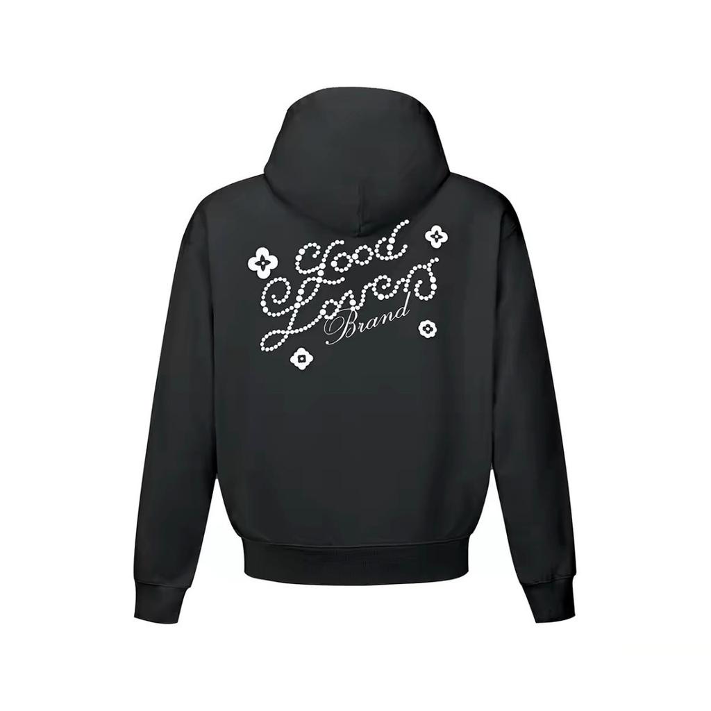 Printed cardigan zipper sweater men's and women's loose casual hoodie spring and autumn tide brand couple jacket
