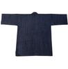 Edoten Haori (Japanese-style happi coat) Jacket, Made in Japan, Washable, Dark Navy Blue Denim, Size L, Ideal for Work or Field Wear