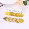 Pirate Gold & Silver Coins: Children's Toy Treasure Set for Games & Archaeology