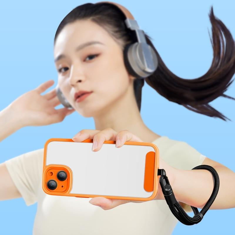 Smycz na telefon opaska na nadgarstek krótkie paski do telefonu z obrotem 360 stopni wzmocniony nieślizgający się sznurek akcesorium na długą podróż