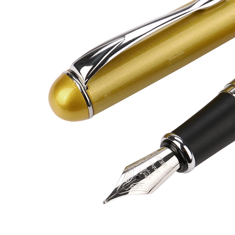 

Перьевая ручка JinHao X750 матового матового цвета Deluxe Black 0,5 мм сверхтонкое перо