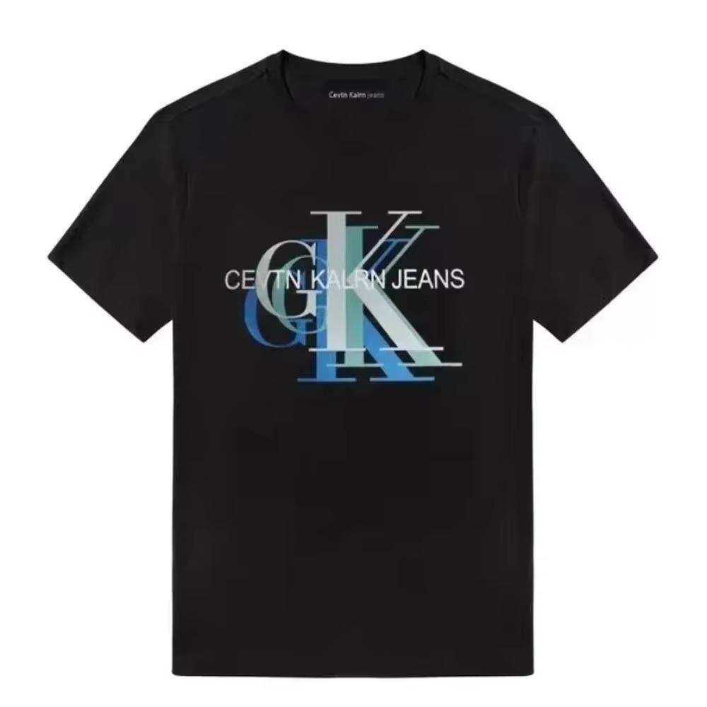 

2024 Лето Высокое Качество Мода Мужская Футболка Хлопок Оверсайз Футболка Принт Футболка Бренд Короткий Рукав Футболка Женская Одежда Топы XXXXXL чёрный