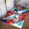 Top Gun Maverick Themed Carpet with Aircraft and Star Design Suitable for use as an anti-slip for living room bedroom sofas