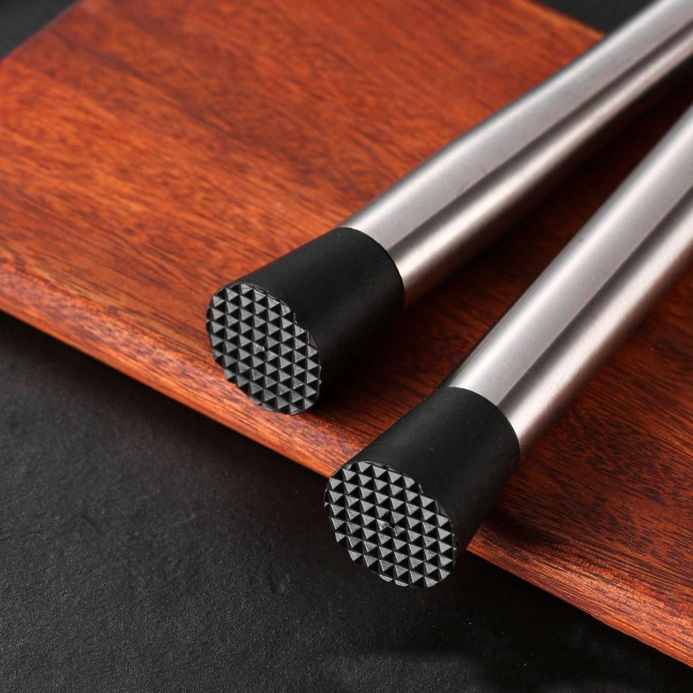 Stainless Steel Crushing Ice Hammer Creative Fruit Tea Muddler Ice Crusher Bar Accessories