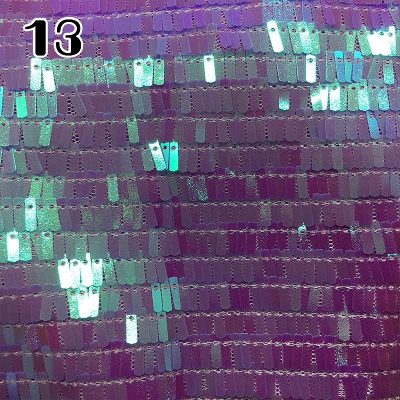 100x130cm Glitter Sparkly Fabric Iridescent Sequin Embroidery Mesh Fabric Stage Costume Party Evening Dress Decor Diy Material