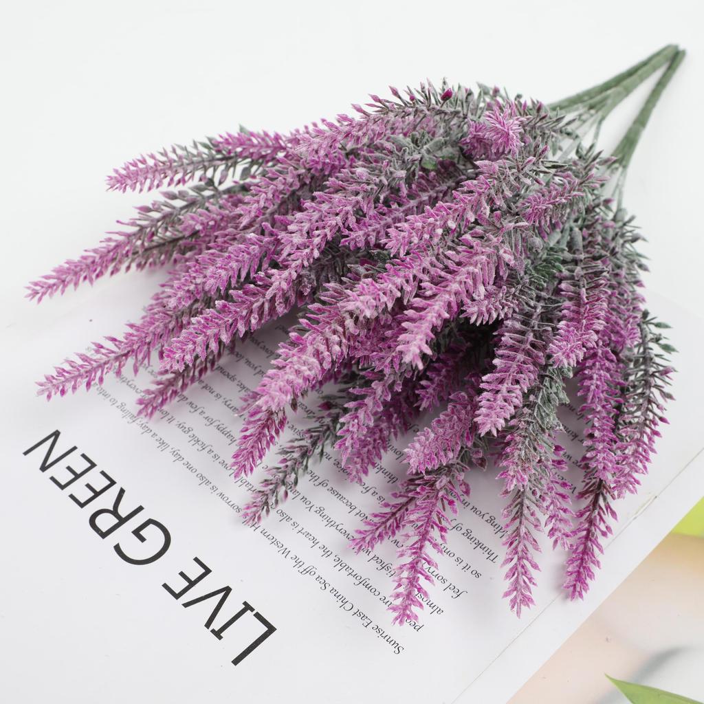 Simulation Flower, Flocking, Lavender, Jiuli, Simulation Plant Bouquet, Photography Fake Flower Props