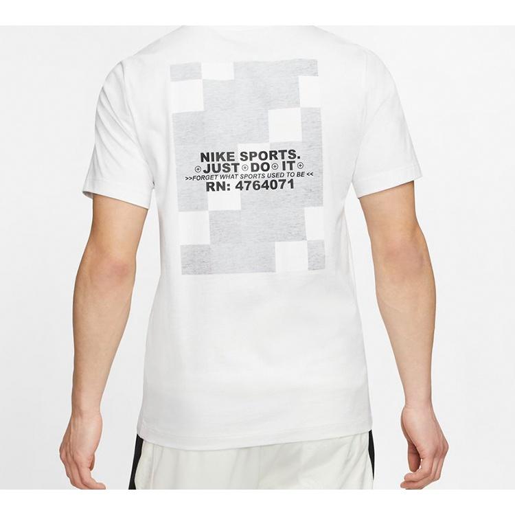 Nike Sportswear NSW Printing Short Sleeve White Men's CQ5347-101