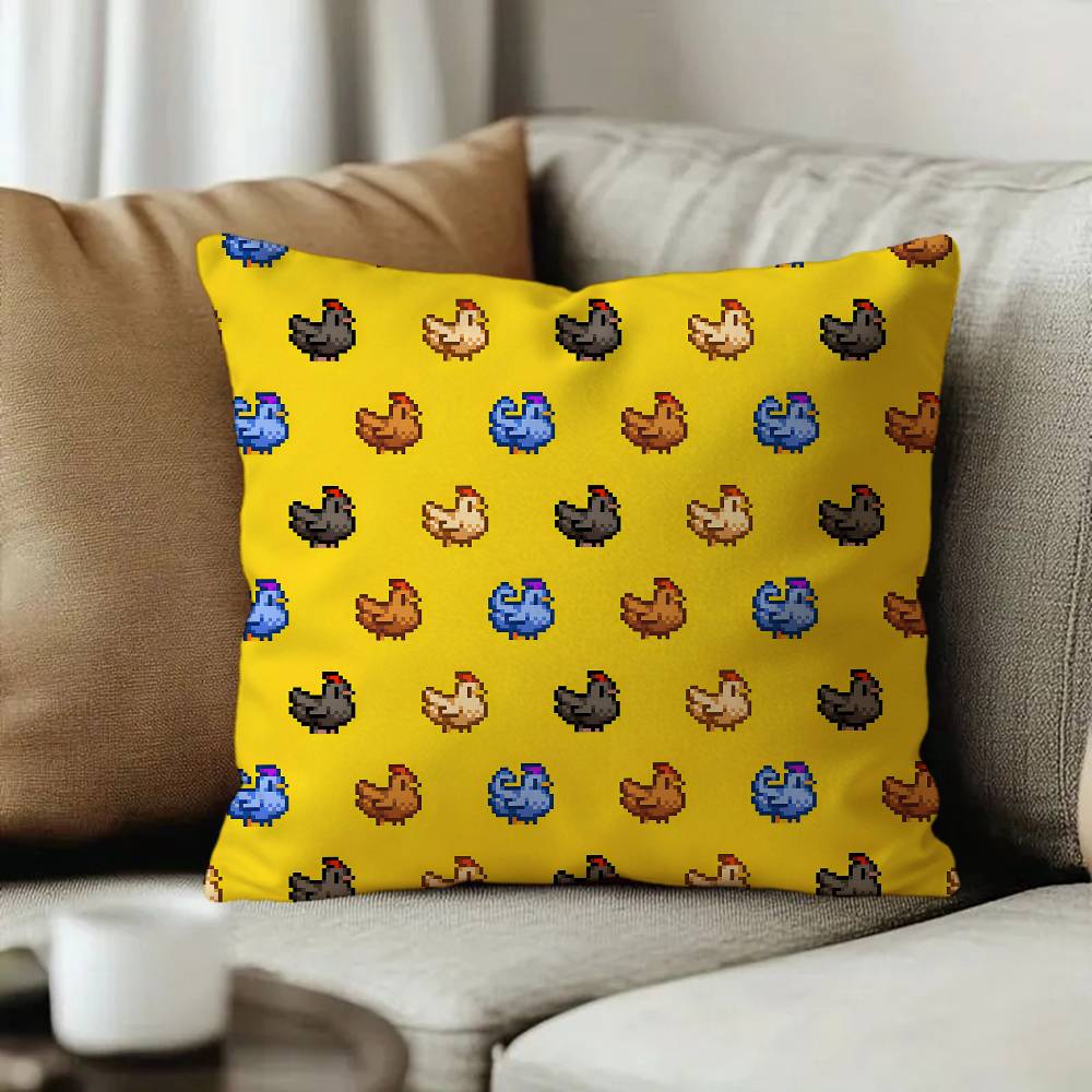 Anime Game Stardew Valley Pillow Cover Design cushion Cover decor Holiday Decorati