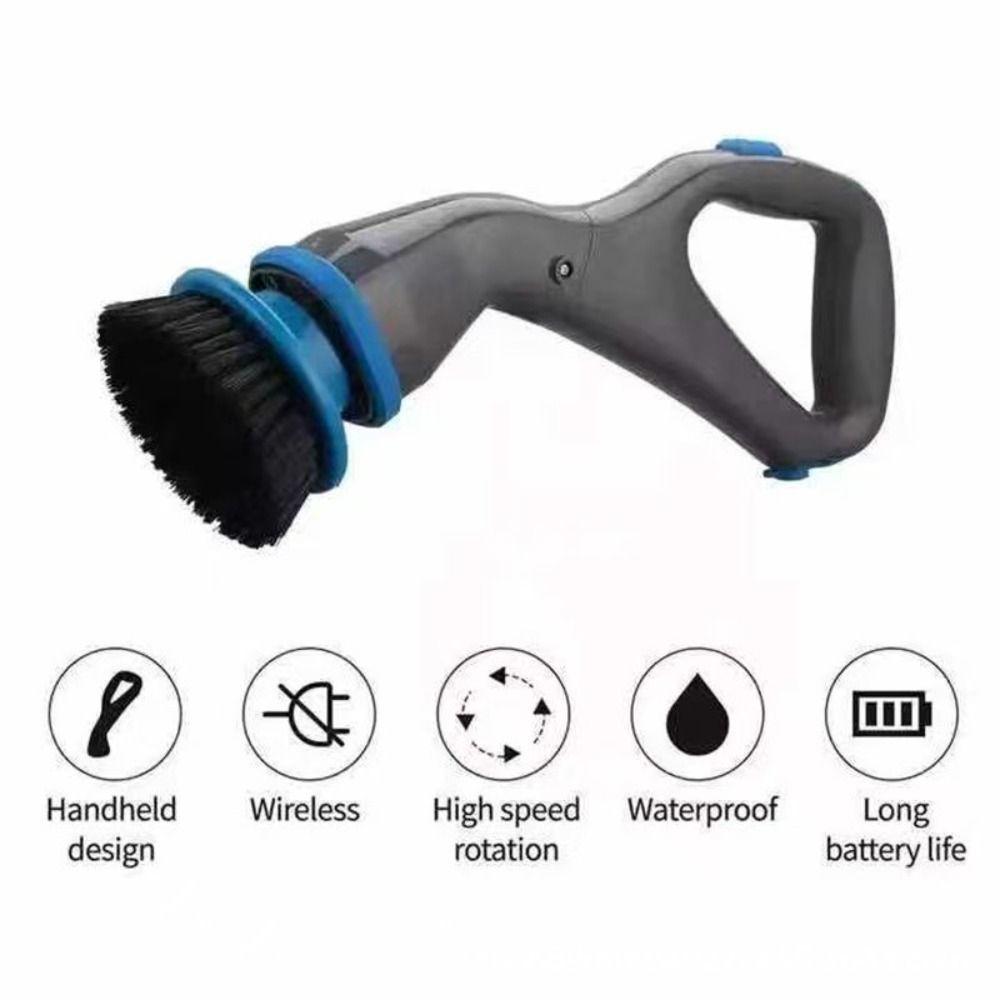 Convenient Electric Cleaning Brush Portable Turbo Scrub Cleaning Brush  Household