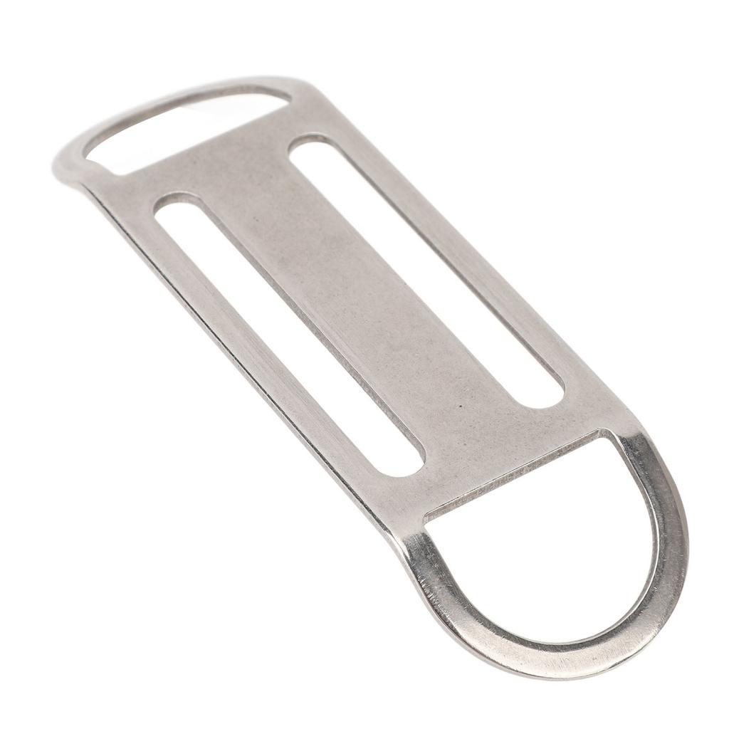Diving Side Mount Bilateral D Ring Buckle 316 Stainless Steel Diving Webbing Strap Keeper Sidemount BCD Fixing Buckle for Scuba BCD Accessories