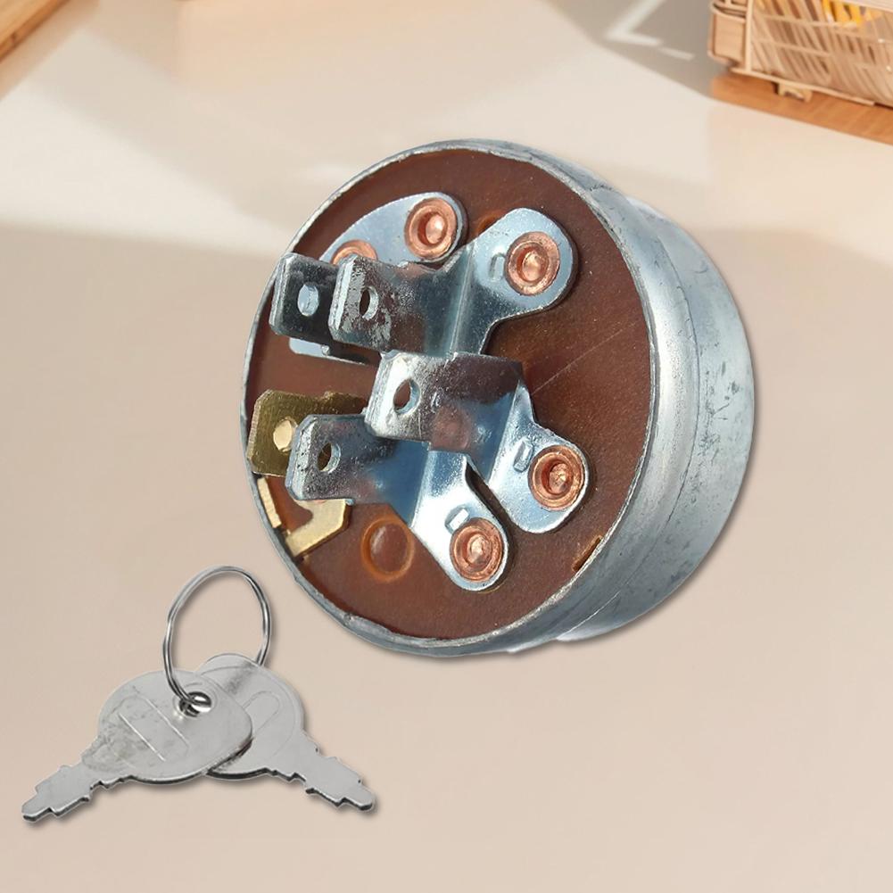 Lawn Mower Ignition Switch with Key Lawn Mower Tractor Switch 5-Terminal for MTD 725-0267 Husqvarna 5065587-01 John Deere