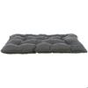 Coussin Pour Chien - TRIXIE - Caliente - Rectangulaire - Gris Foncé - Lavable Jusqu'à 95°C