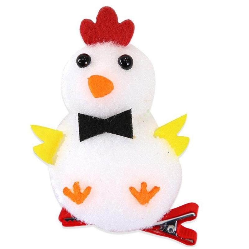 Modern Easter Themed Hair Clip with A Cheerful Chick Everyday Wear Hairpin Adds Fun To Family Celebrations