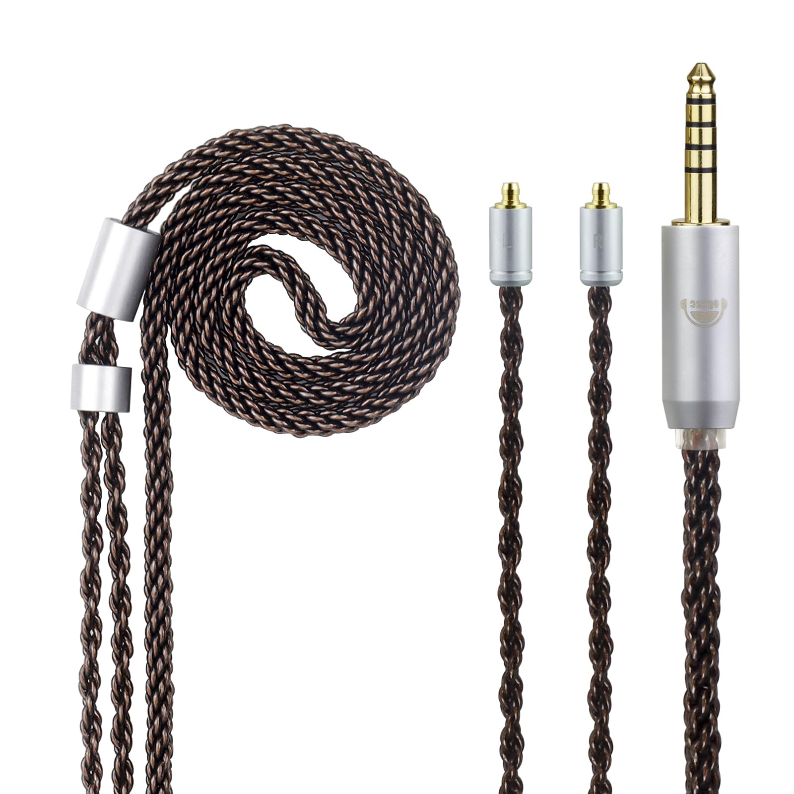 

okcsc ZT8 Pentaconn Ear Connector Cable Earphone Cable OFC Acoustune Compatible with Re-cable 8-core HS1790TI, HS1750CU, HS1697TI, HS1677SS, HS1657CU,