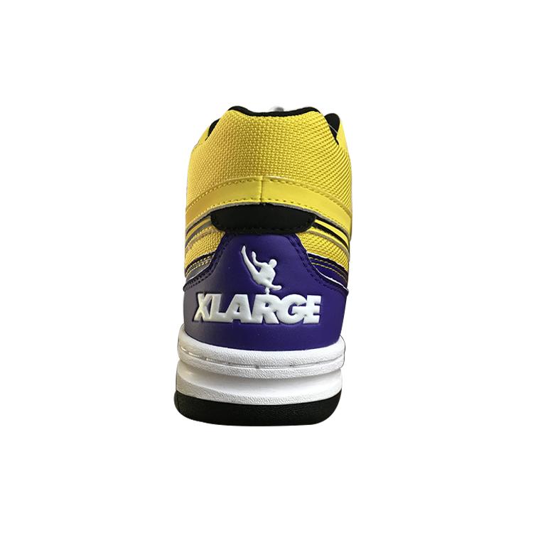 New LiNing 937 X Large High Top Vintage Basketball Shoes Women's Yellow Purple AGBN064-10