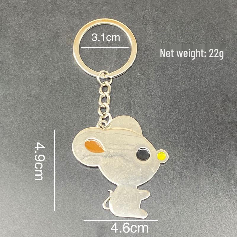 3D Брелок для мыши со знаком зодиака - Талисман года мыши в подарок