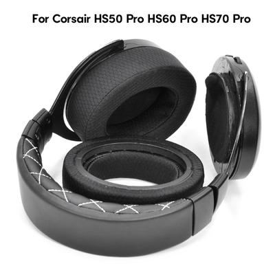 Soft Ear Pads Replacement Ear Cushions for HS50 O HS60 O HS70 O Headphones Earmuff Earcups Easy-to-Wear