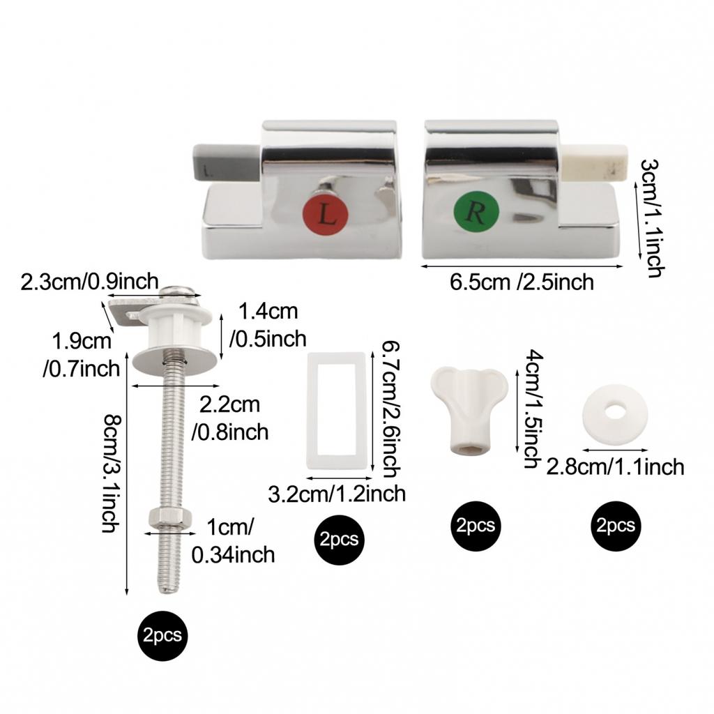 Hinge Replacement Kit Toilet Seat Soft Close Automatic Closing