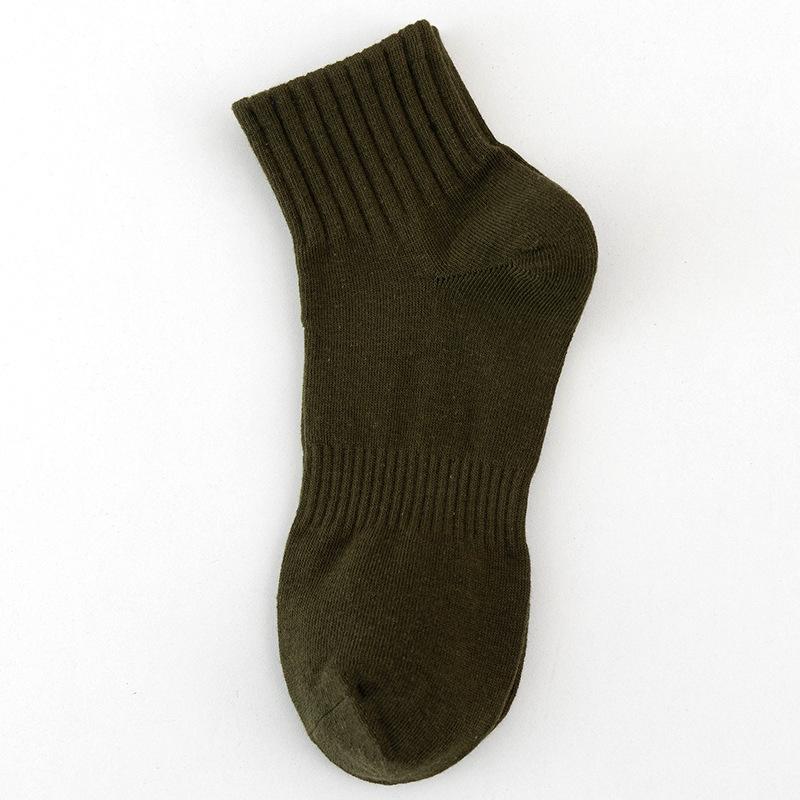 Zhuji Herrensocken aus reiner Baumwolle, einfarbig, mittelgroße Schlauchsocken aus Baumwolle, japanisches Deodorant, Basketball-Sportsocken, Laufsocken