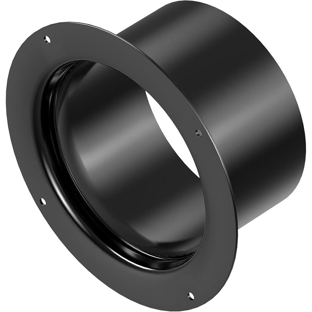 Round Wall Flange Connector ABS Vent Pipe Adapter Air Ducting Connection  Ventilation Pipe