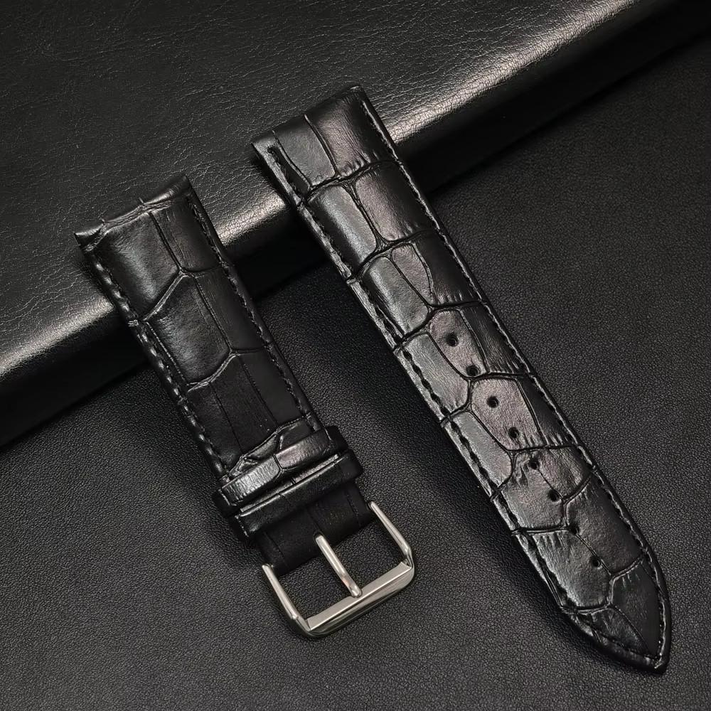 20mm 22mm Leather Strap for Redmi Watch 5 / 3 Active Lite Soft Business Wristband Strap for Samsung Galaxy Watch 7 6 5 4 Classic