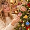 Decorative Hanging Ornaments 24 Day Cartoon Dumplings Advent Calendar 2026, 2D Acrylic Dumpling Christmas Pendants Countdown with Mini Charms