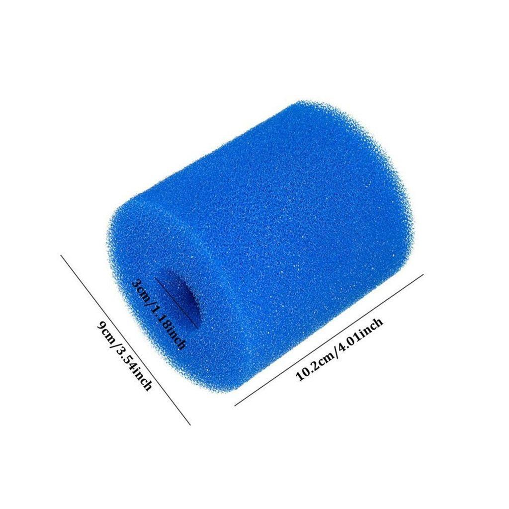 Blue Reusable Washable Pool Filter Sponge CottonColumns