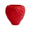 3D Printed Flower Pot, Realistic Strawberry Mini Planter, with Matte Fresh Color Desktop Decor, Gift for Birthday Housewarming