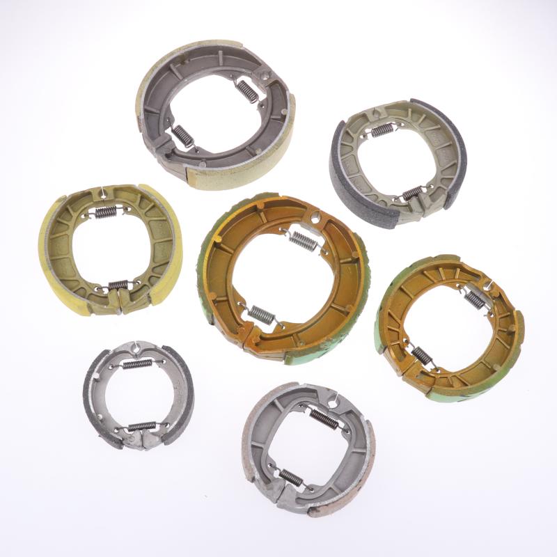 1Pair Electric Vehicle Front Rear Brake Pads Expandable Drum Brake Pad Electric Scooter Front Wheel Drum Brakes Replacement Part