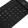 109 Keys Foldable Silicone Keyboard Quiet Waterproof Dustproof USB Wired Flexible Keyboard for Desktop Laptop