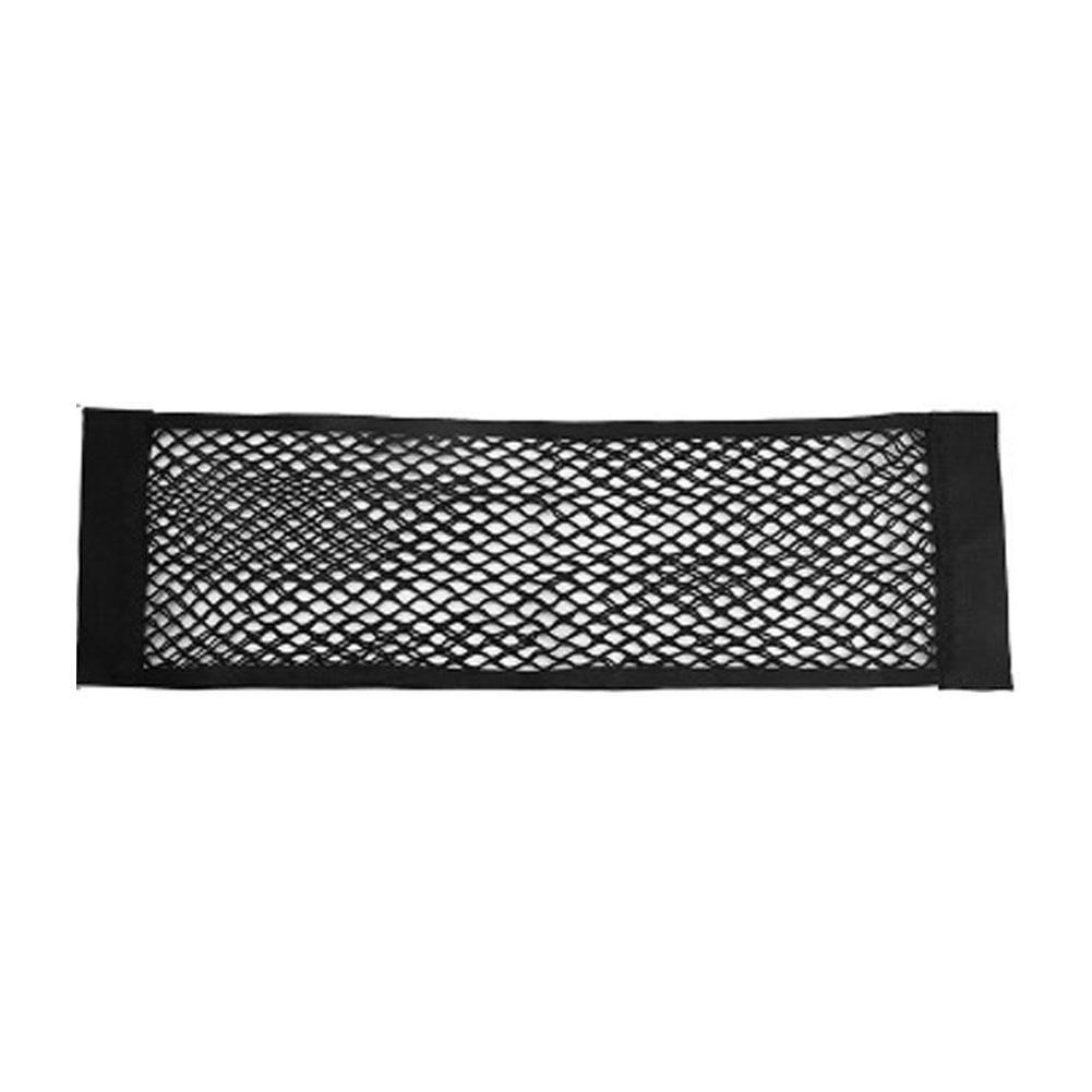 Universal Car Back Rear Mesh Trunk Seat Elastic String Storage Pocket Cage Magic Auto Bag Back Bag Seat Net Sticker Organiz U0P9