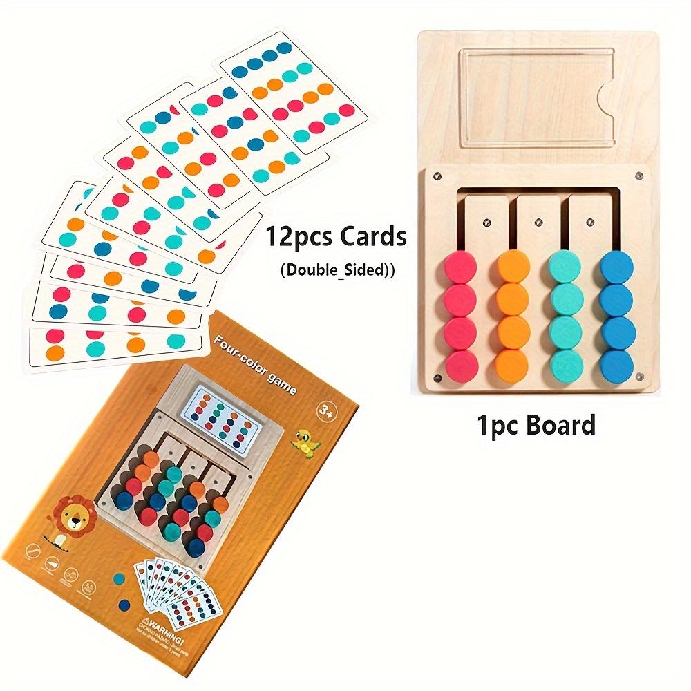 

Wooden Color Puzzle Boost Logic Focus Hand Eye Coordination Educational Toy for Youngsters Children s Early Education Wooden