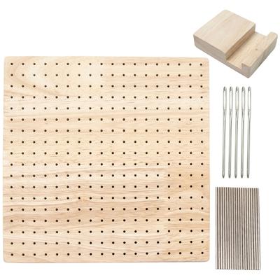 Handcrafted Wooden Blocking Board Granny Square Crochet Board Crafting With Blocking Mat For Knitting NeedleworksLovers