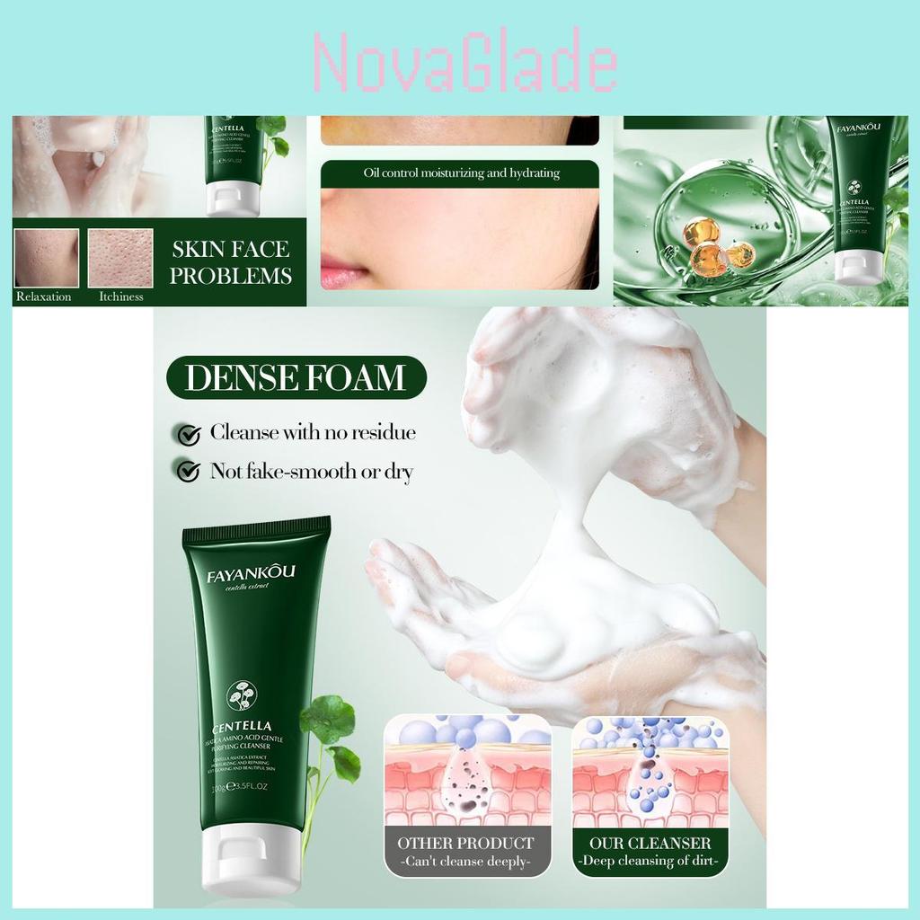 Fayankou Gentle Moisturizing Cica Amino Acid Facial Cleanser For All Skin Types 100g