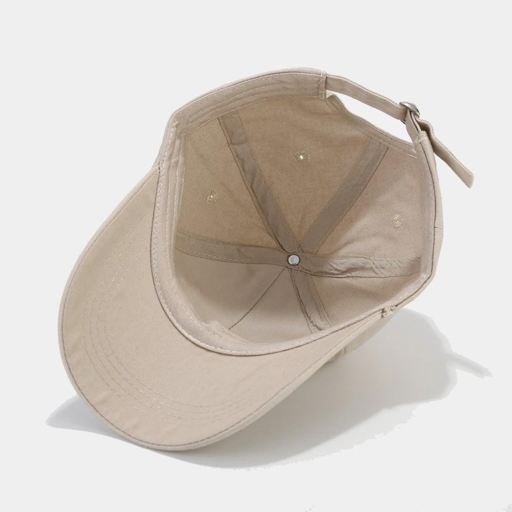Simple Love Embroidery Baseball Cap Sun Protection Breathable Sun Hat Adjustable Sunshade Hat Men and Women