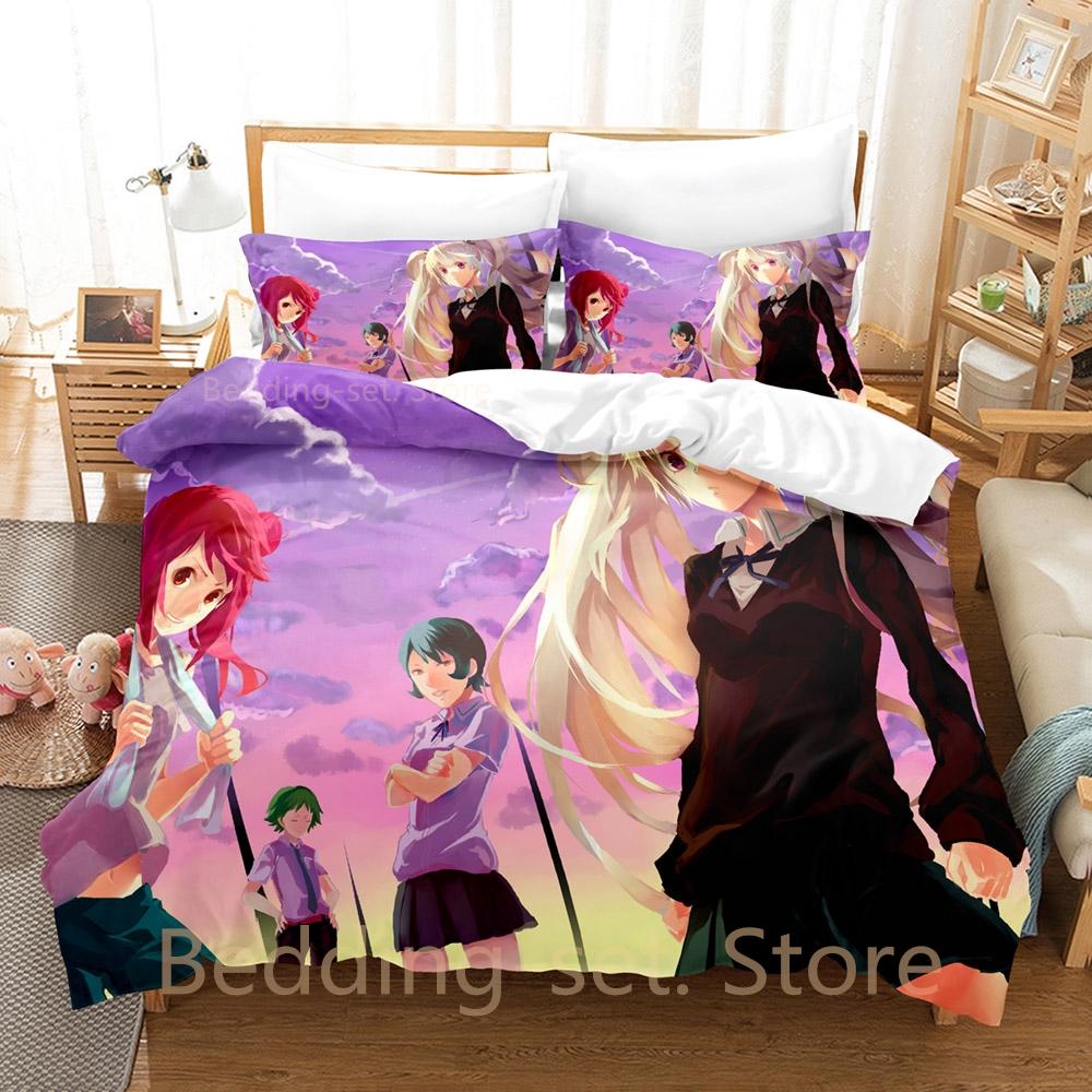 3d Print Anime D-Frag! Bedding Set Duvet Cover Comforter Bed Set Quilt Cover Pillowcase King Queen Twin Size Boys Girls Adult
