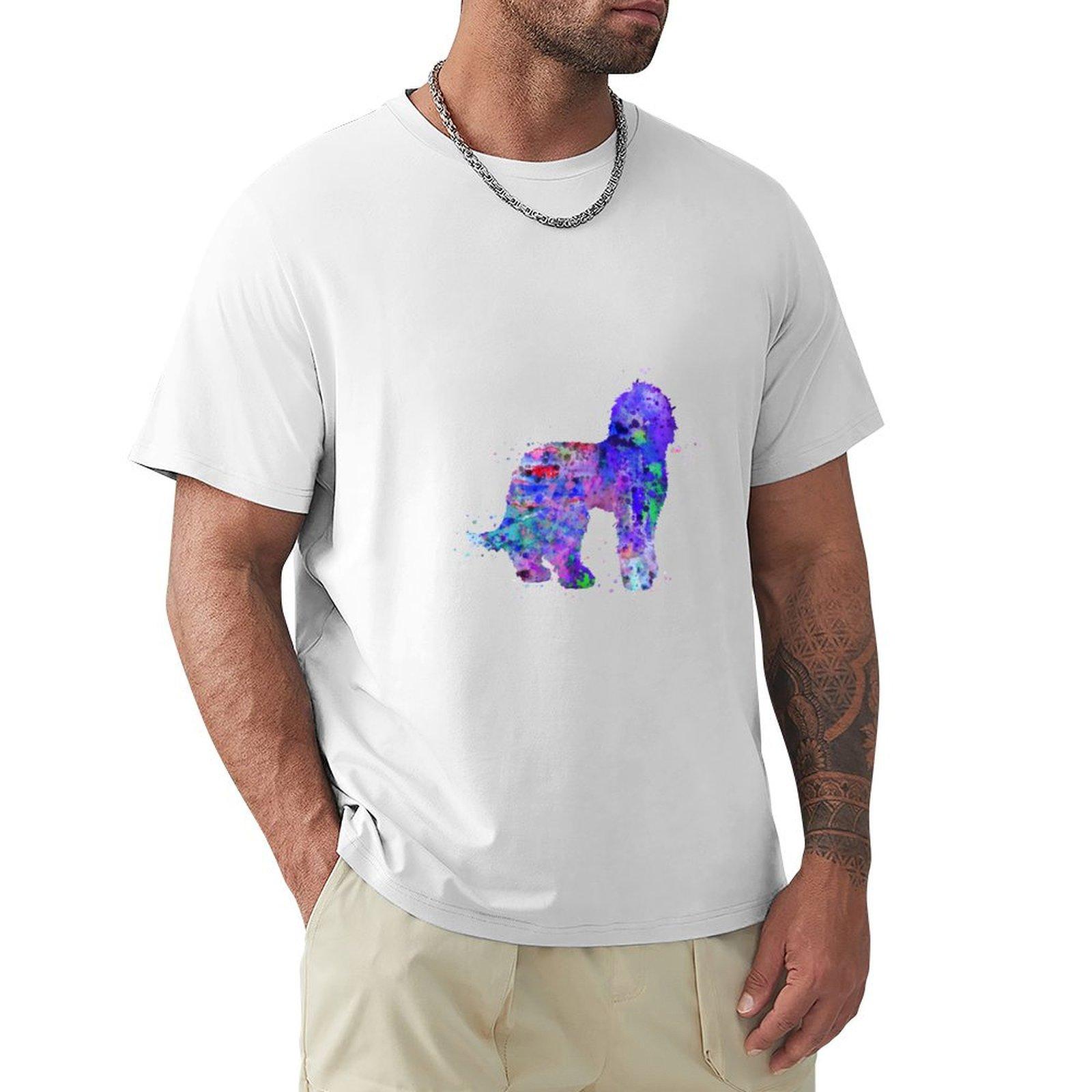 Labradoodle Labradoodle watercolor Labradoodle dog TShirt customizeds for a boy vintage t shirts mens graphic tshirts S