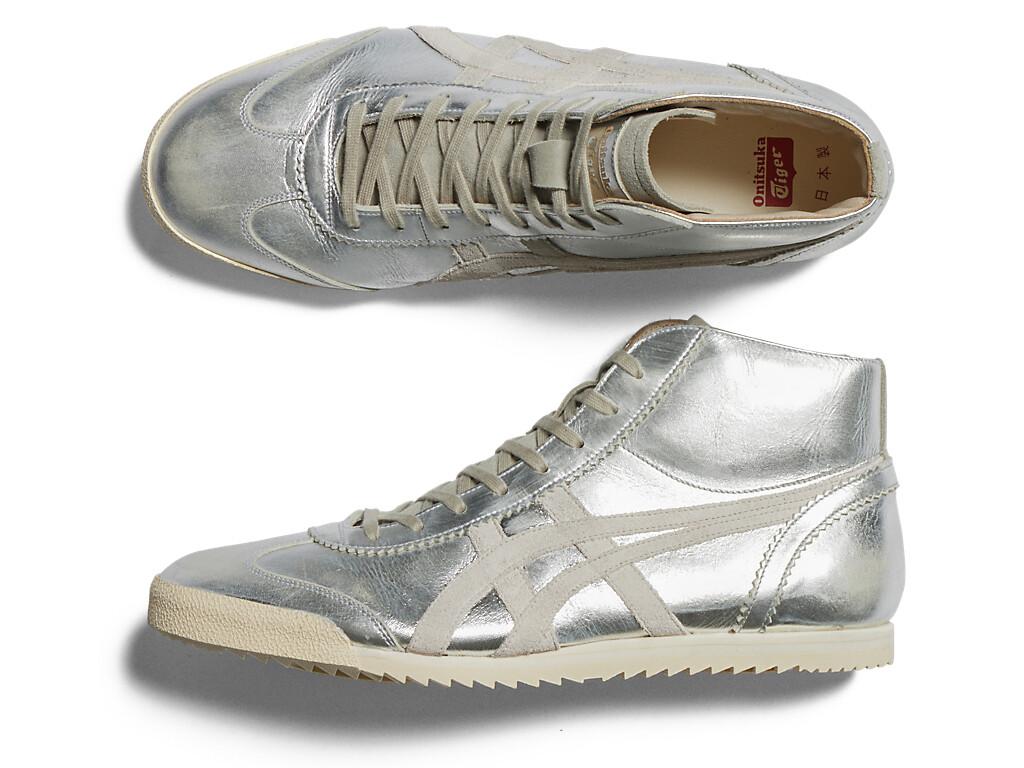 1181A608-020 Onitsuka Tiger NIPPON MADE Mexico Mid Runner Deluxe Silver (Men's)