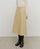 Malittepeulangsowajeobeo W Semi Flare Skirt Beige
