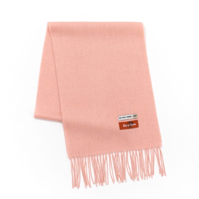RECLOW RECLOW 100% Wool Muffler VER.2 Pink