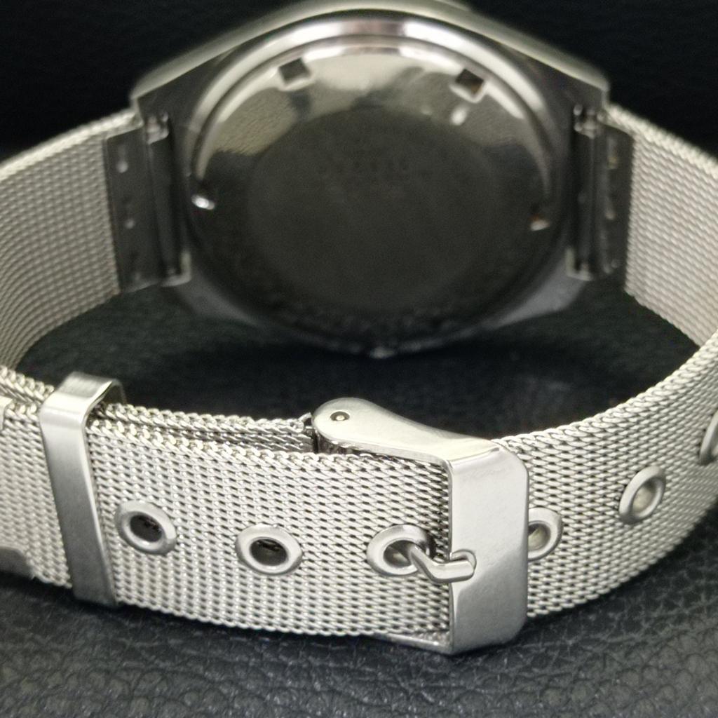 Seiko 5 AUTOMATIC VINTAGE JAPAN 6319A MENS ARABIC WHITE DIAL WATCH A701353-5 R206a-a701353