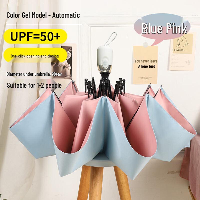 Automatic Folding UV Protection Sun & Rain Umbrella