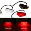 Weatherproof Motorcycle LED Braking Lamp Rear Light Quick Release Installation High Luminosity Design for Various Bikes