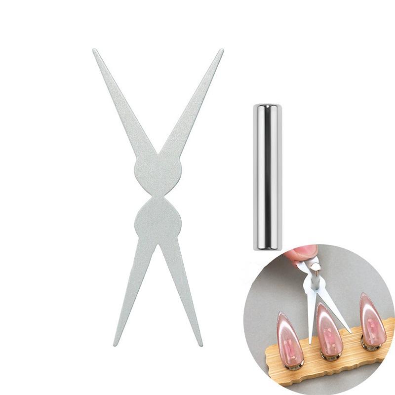 1/2/10PCS Magnets False Tips Edge Cutters Tip Magnet Manicure Tool for Acrylic Nails Professional Nail Art Clipper Magnet Board